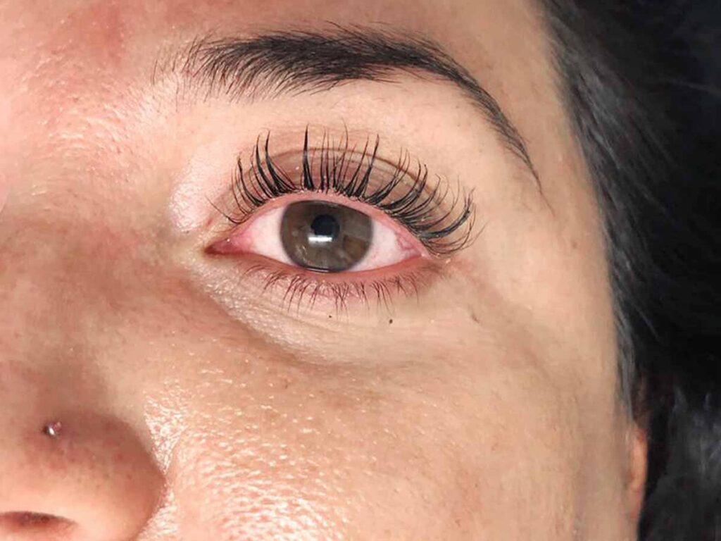 Lifting de Pestañas Antes y Despues