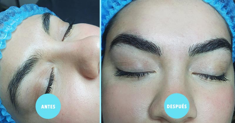 Fotos de Microblading antes y después en Guadalajara | los mejores en microblading guadalajara | spa en guadalajara