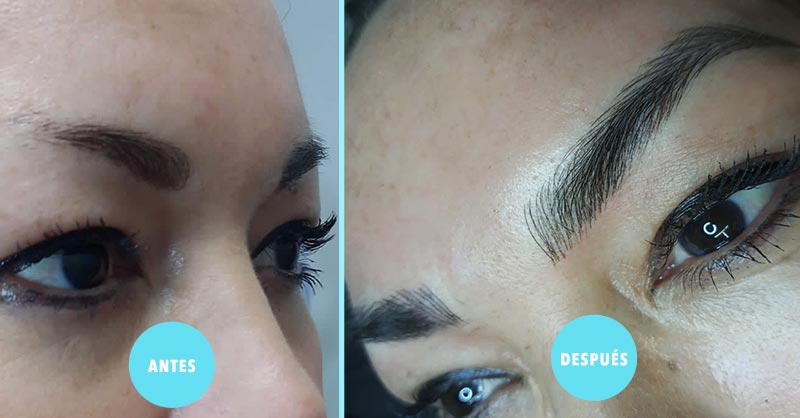 microblading de cejas antes y despues | microblading guadalajara | spa en guadalajara