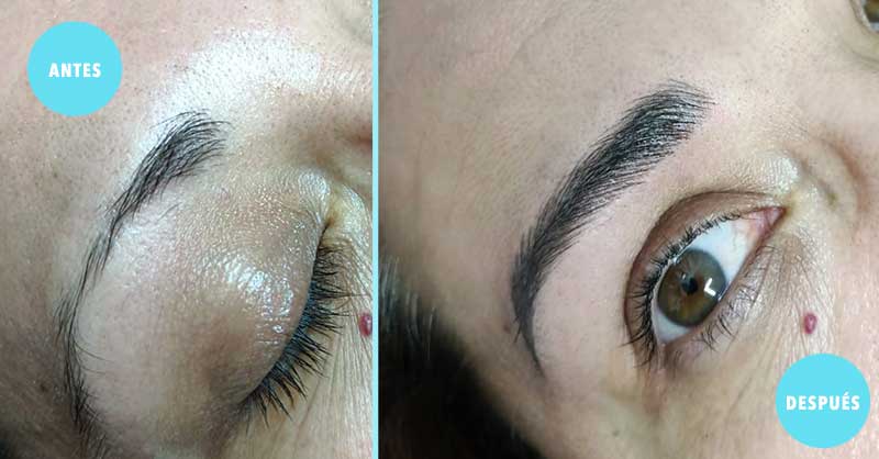 microblading en guadalajara | diseño de cejas antes y despues | spa en guadalajara