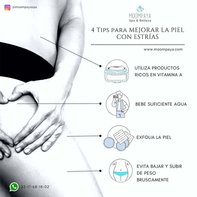 10 Tips para Mejorar la Piel con Estrías | Spa México