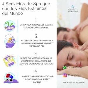 4 servicios de spa mas raros del mundo | spas en mexico