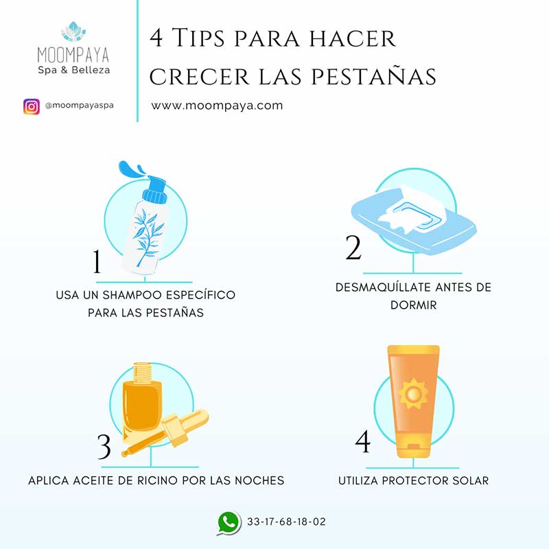 Cómo Hacer Crecer las Pestañas | tips para pestañas | Spa Mexico