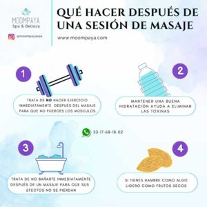 qué hacer después de una sesion de masaje | spas en mexico