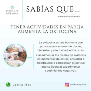 sabias que masaje en pareja aumenta la oxitocina | Spa