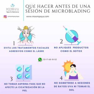 cuidados antes del microblading | cejas en guadalajara