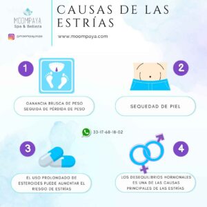 causas de las estrias | tratamientos para estrias | spa guadalajara