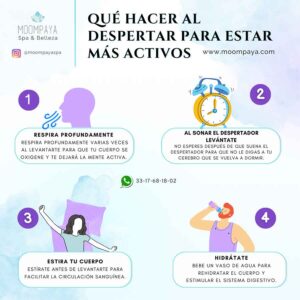 que hacer al despertar para estra más activos | masajes guadalajara | el mejor spa de mexico