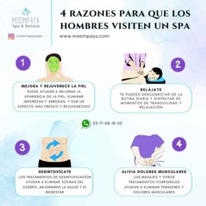 razones para que los hombres visiten un spa | spa en guadalajara