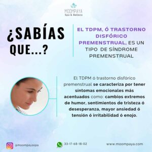 tipos de sindrome premenstrual | spas mexico