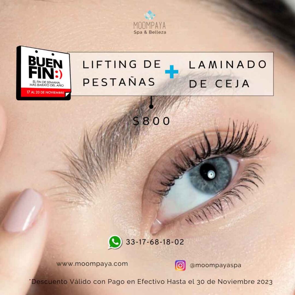 Ofertas del buen fin en guadalajara 2023 | Paquetes de Spa en Guadalajara | Lifitng de Pestañas | Laminado de Cejas | promociones buen fin en guadalajara