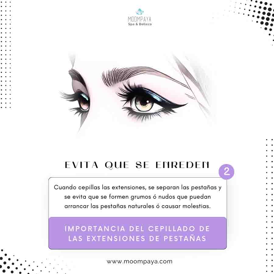 Ventajas de las Extensiones de Pestañas | imprtancia del cepillado | spa gdl